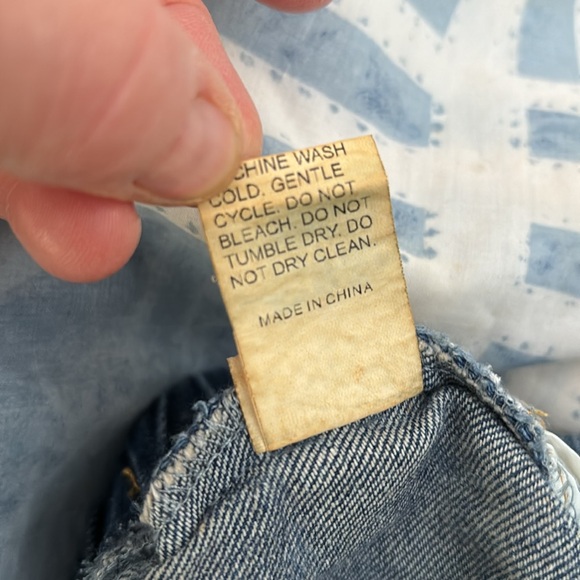 SHEIN Elastic Waist Distressed Infant Baby Denim Blue Jeans Size 68 is 4-6 Mon. - Picture 12 of 14